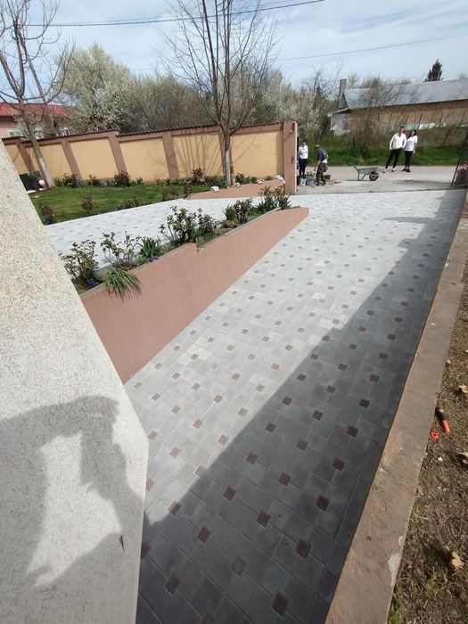 Fabrica de pavaje pavele model Top Antic dale rigole borduri montaj