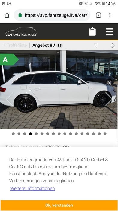 Jante originale audi a4, a5, a6