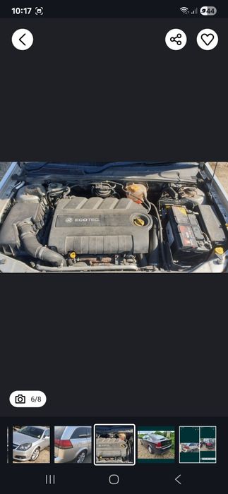 Capota  bara far aripa stop haion cutie Opel Vectra C Facelift