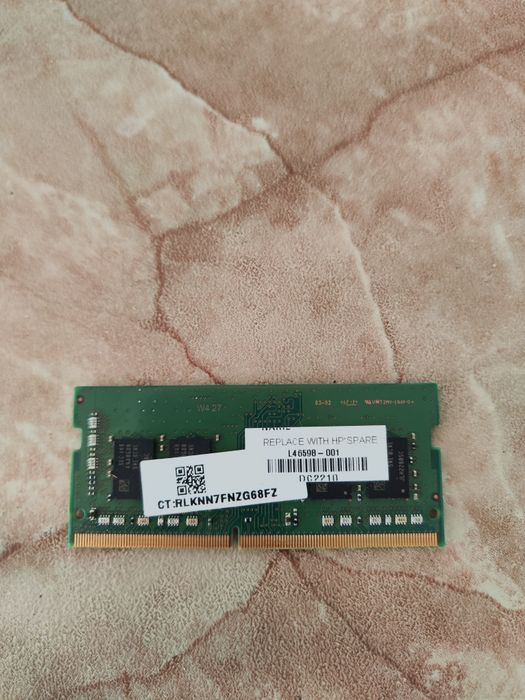 8 gb ram 3200mhz 1Rx8 Samsung laptop