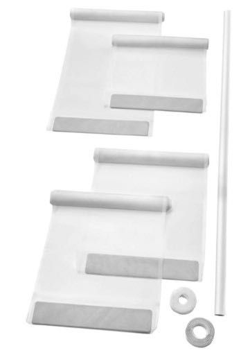 Plasă de țânțari pentru ușă cu cadru alb 220X100cm