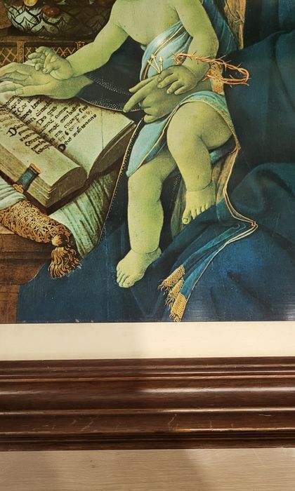 Icoana-tablou Madonna del Libro