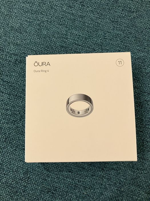 Смарт пръстен Oura Ring 4 - Silver Size 11 много запазен