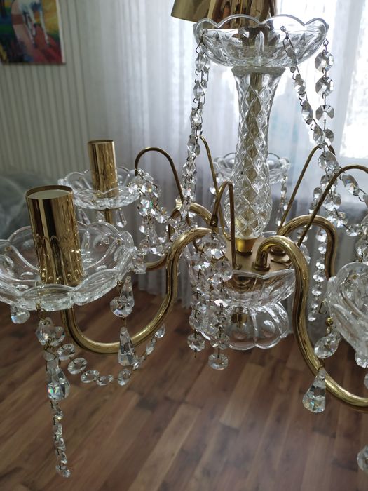 Хрустальная люстра чешская