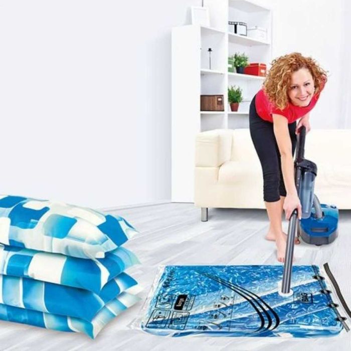 Вакуумиращи пликове за съхранение на дрехи и аксесоари – 50 × 60 cm