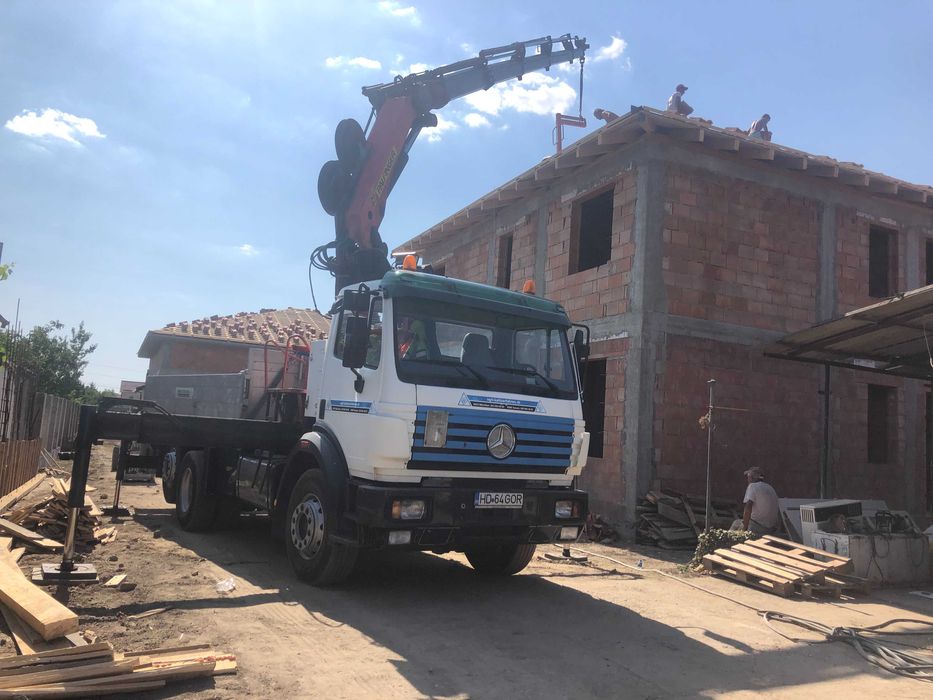 Inchiriere Macara DEVA ,camion cu macara ,trailer,incarcare/descarcare