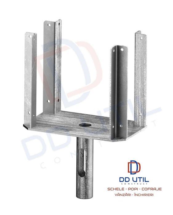 Montanti profil U cu cioc 50 cm, 100 cm pene, fluturasi, distantieri
