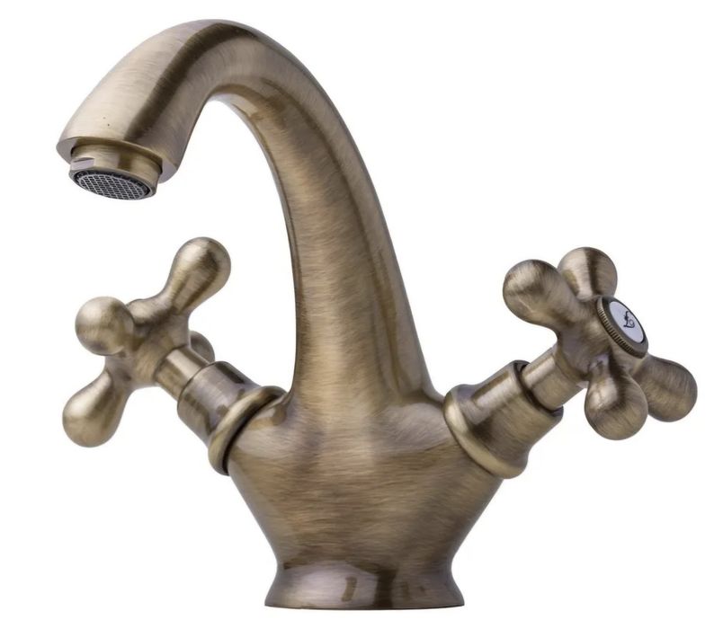 Vând Baterie pentru lavoar / chiuvetă baie DEMM Sterling - Finisaj Bronz Retro