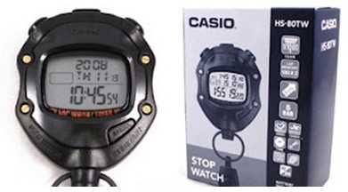 Професионален Хронометър Q&Q HS45J.Дигитални Хронометри за Спортисти.Функция Темпо 100 Времена Таймер Пасер.За Спорт измерване на Технологични Процеси