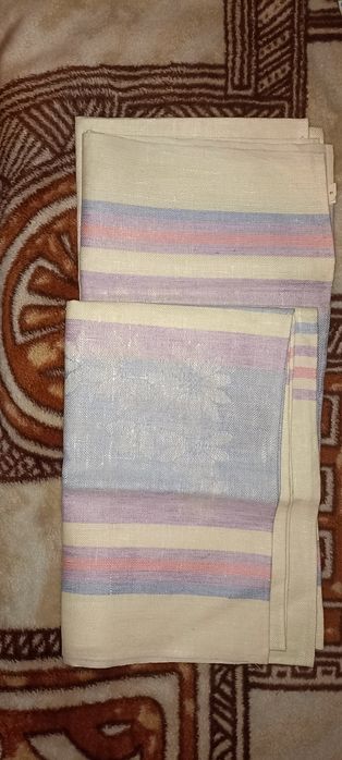 Продаю льняные салфетки , полотенца и отрез. Цены в описании