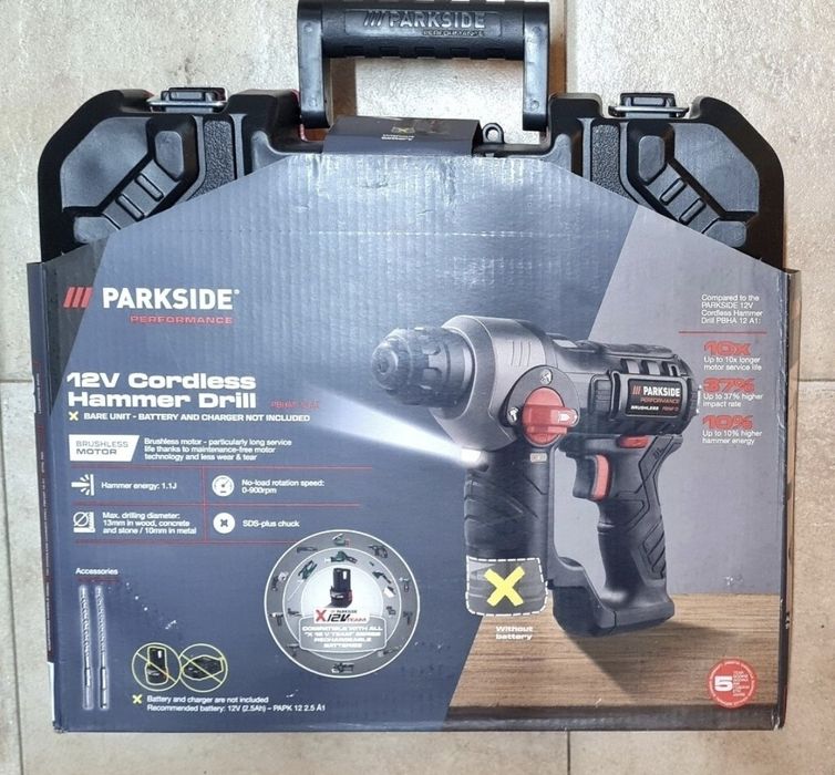 Парксайд 12v Мултитул осцилатор, 48€, Перфоратор 12v Performance