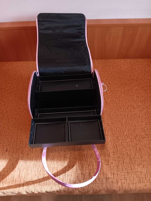 Vand Pat-Fotoliu Profesional 2 in 1 Reglabil, pentru Cosmetica, Masaj,Tatuaj cu lampa cu lupa.