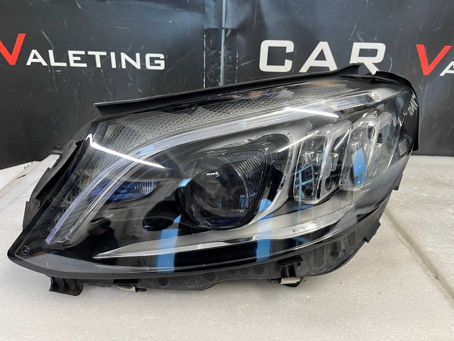 Фарове фар ляв Mercedes C W205 Facelift Face farove far Мерцедес Ц 205 Мултибийм Multibeam LED
