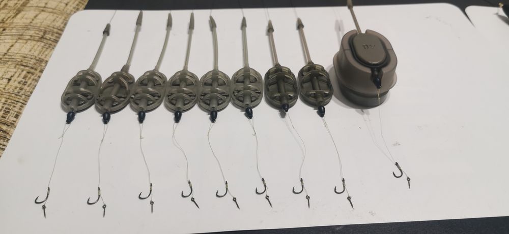 Vand set 9+1 monturi method feeder