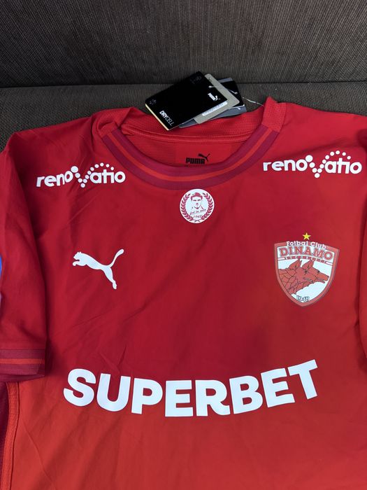 Tricou oficial de meci puma FC Dinamo Bucuresti Raul Opruț 3 marimeaL