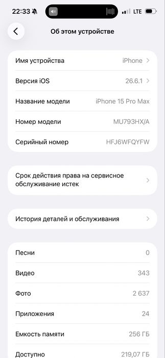 15 Pro Max 256gb