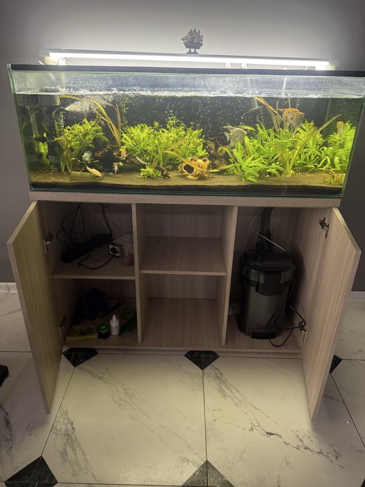 Продам аквариум с рыбками