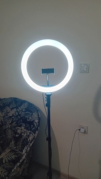 LED Ring Light, комплект за смартфон