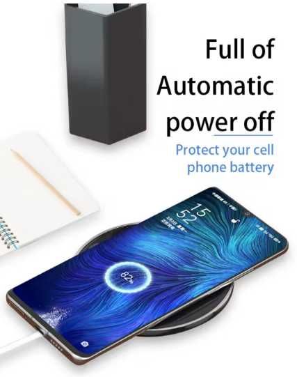 Incarcator Wireless Rapid Wyred by Monga Air A1, 20W, QI, NOU, White