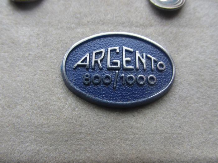 Комплект от 6 сребърни лъжички