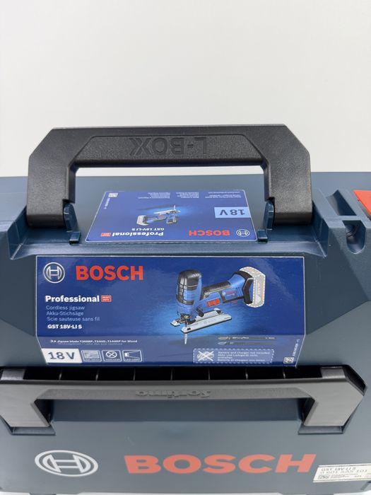 Bosch Professional GST 18V-LI S Fierăstrău pendular 18V 2 Acumulatori 4Ah Încărcător L-Boxx Nou