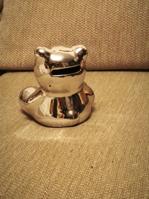 Детска касичка мече коледно