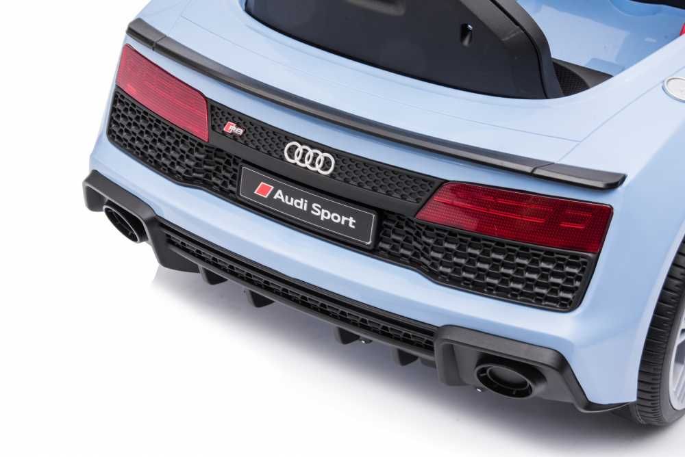 Masinuta electrica copii Audi R8 Blue-Grey cu licenta 12V 78W