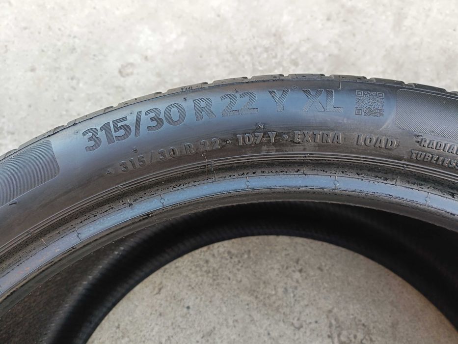 Set 4 anvelope vara 275 35 22 cu 315 30 22 continental ecocontact 6