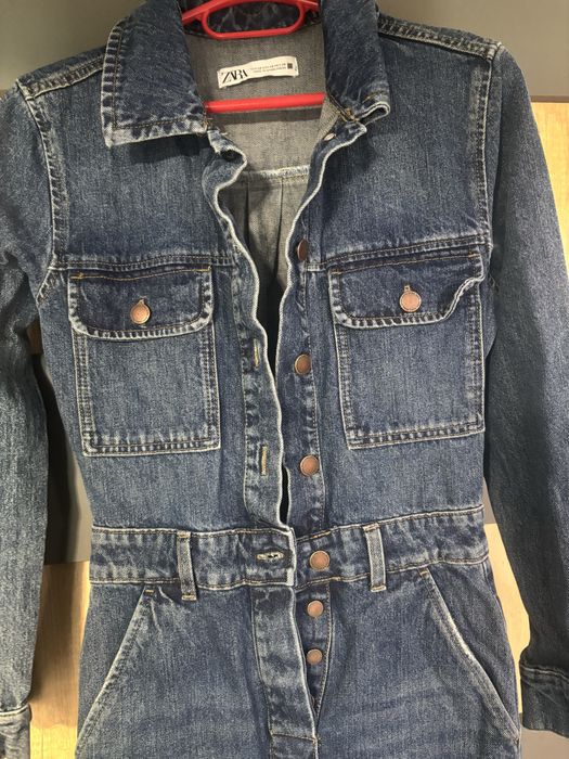 Дамски дънков гащеризон Zara - XS/34