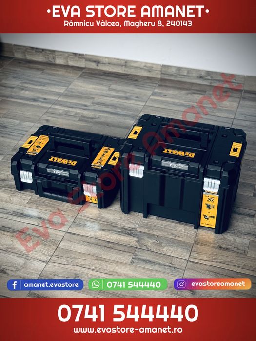 Set de 4 scule profesionale pe acumulator DeWALT DCK422P3T