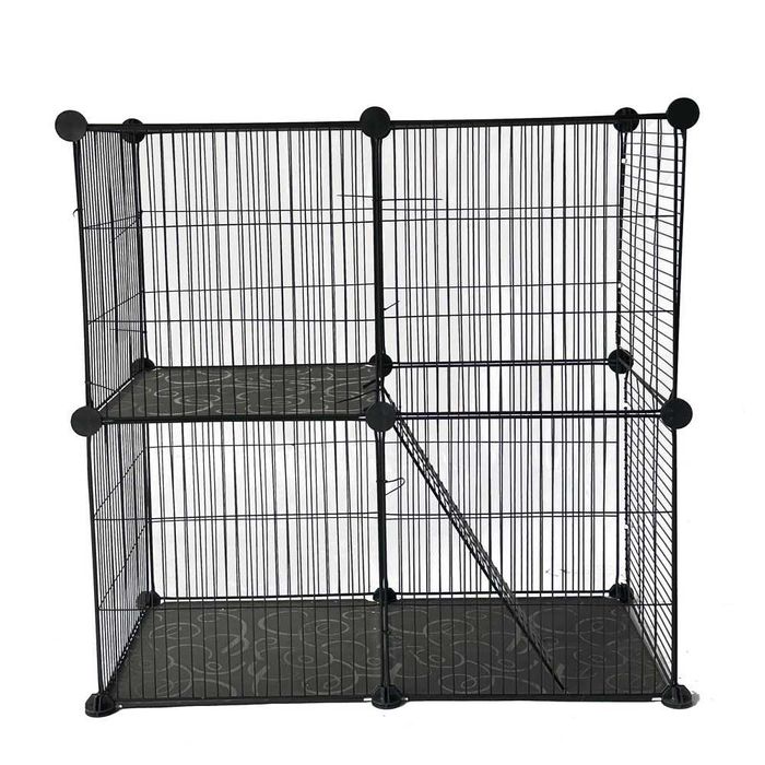 Модулна клетка от сглобяеми метални елементи за домашни любимци