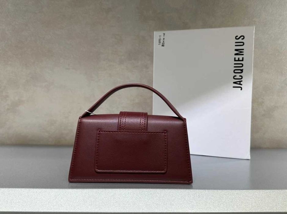 Geanta Jacquemus Le Bambino Roșie - Piele Naturala