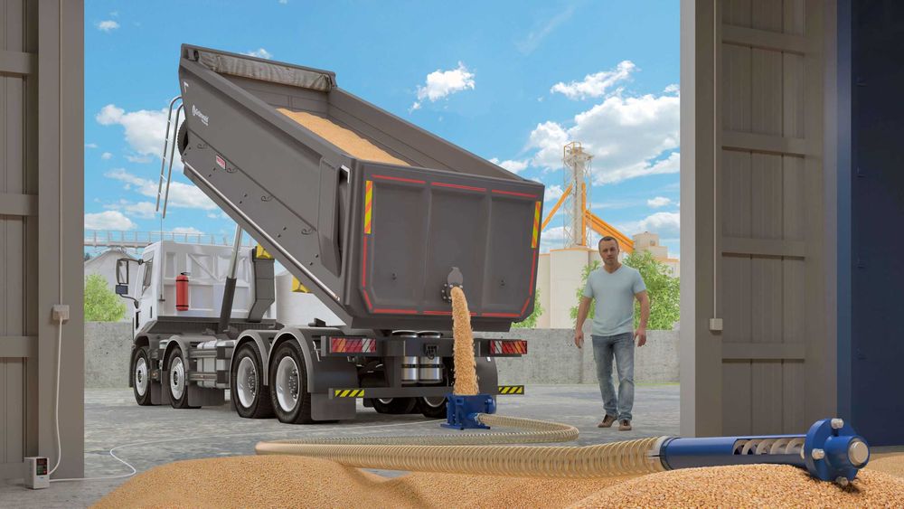 Snec flexibil cereale 220V - 9m | TMC – Capacitate: max. 4 tone/h NOU