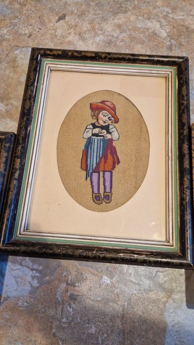 Goblen cu rama ,realizate manual