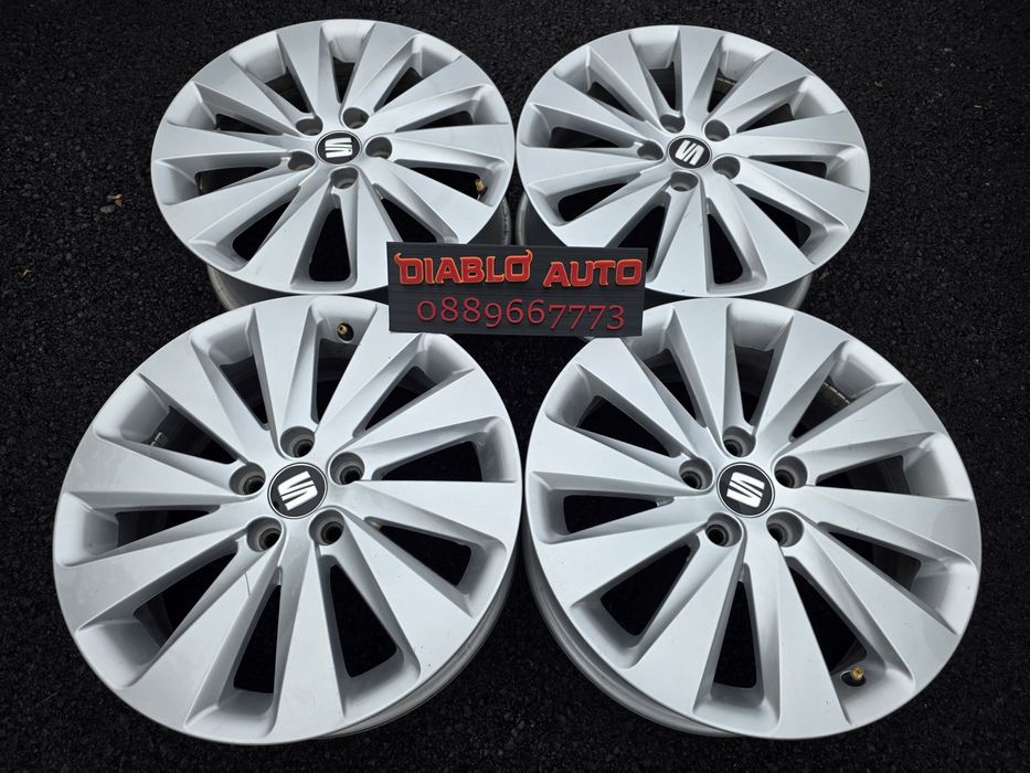 Джанти оригинални 16 5х100 6J ET45 Seat,VW,Skoda