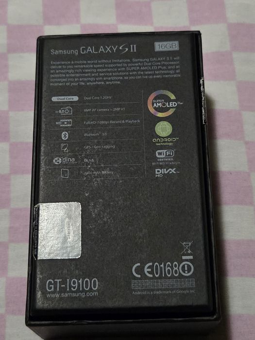 Мобилен телефон Samsung I9100 Galaxy S2, 16GB, Black