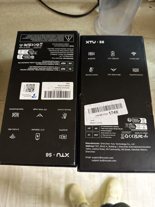 Xtu s6 Водоустойчива Екшьн Камера