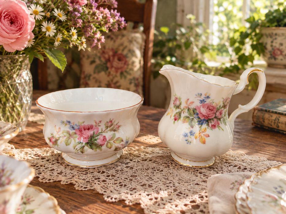 Set Royal Albert Moss Rose