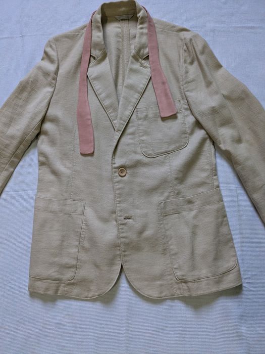 S. Stefanel. Costum casual gen safari.