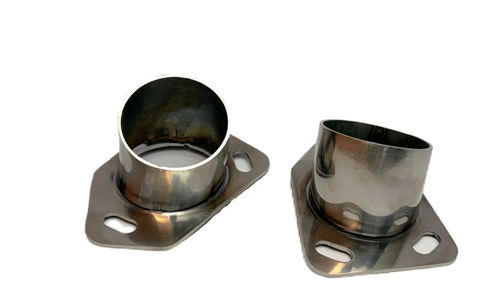 2 Tipsuri Evacuare Finala CFMoto X10 X8, Goes Terrox 1000, Inox 48mm + garnituri 1 mm