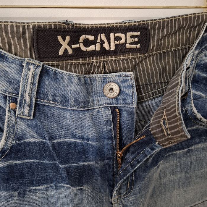 Blugi bărbați X-CAPE, mărime W32 regular fit, bleumarin