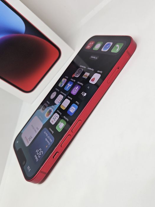 iPhone 14 Red 128GB 76% Кутия+Документи +2бр.кейсове