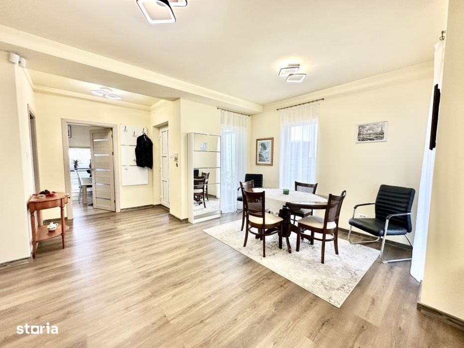 Duplex cu 4 camere mobilat si utilat - 120 mp utili - Mosnita