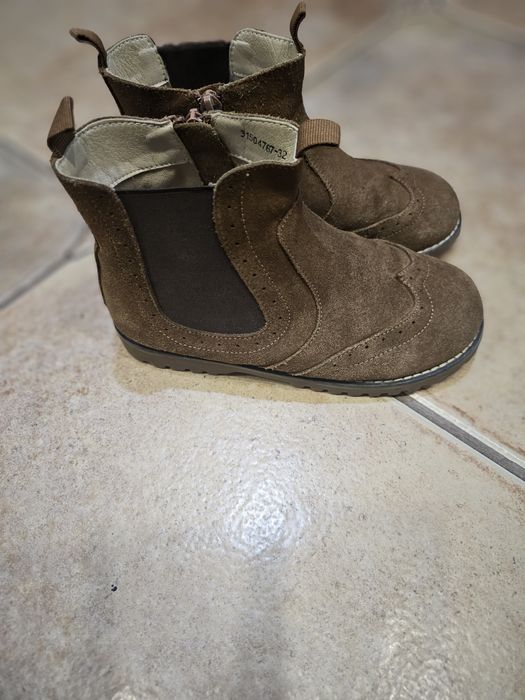 Ghete piele pentru copii mărimea 32