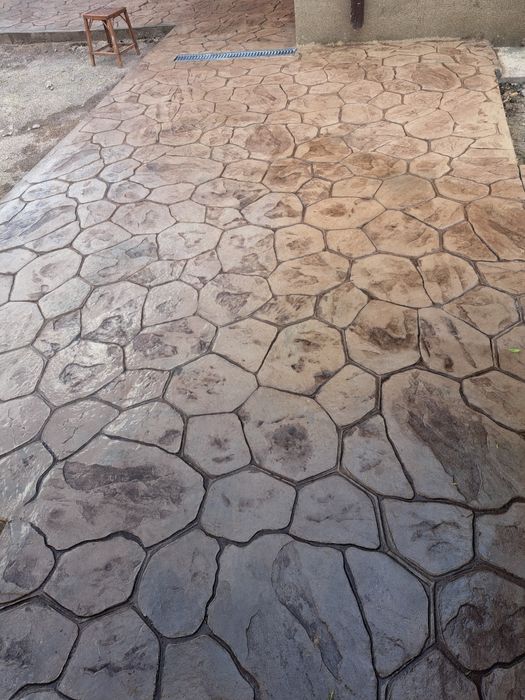 Щампован бетон .