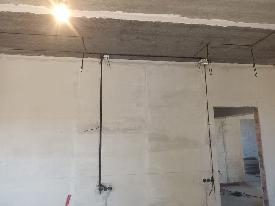 Штробление стен под проводку (без пыли)