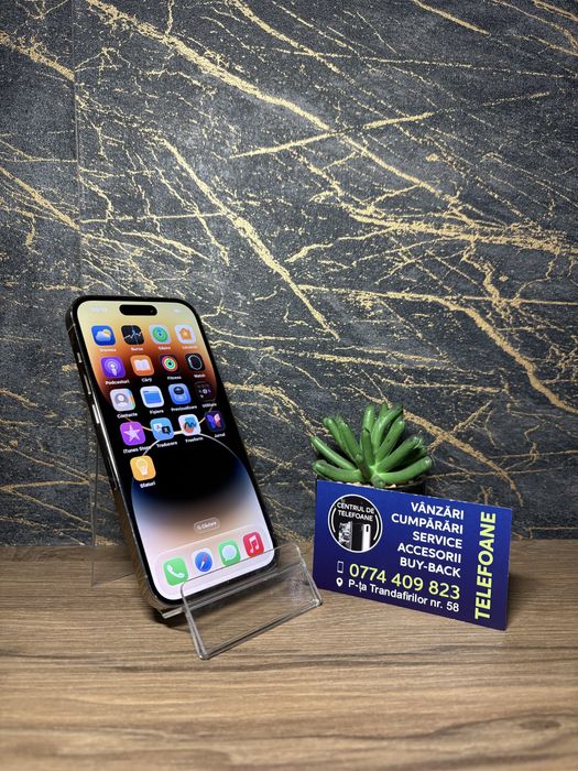 Iphone 14 pro/128gb/Garantie 2 Ani Centrul de Telefoane/rate