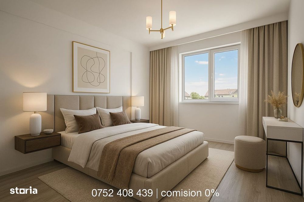 Apartament 2camere,incalzire pardoseala,tva inclus,comision 0