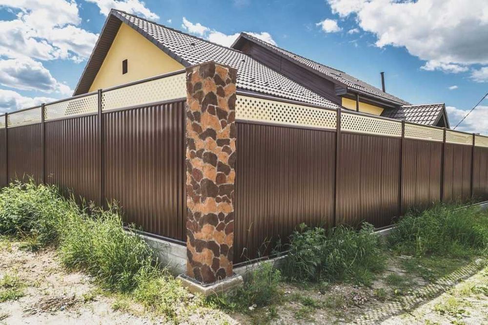 Модульные заборы из профнастила (профлиста)