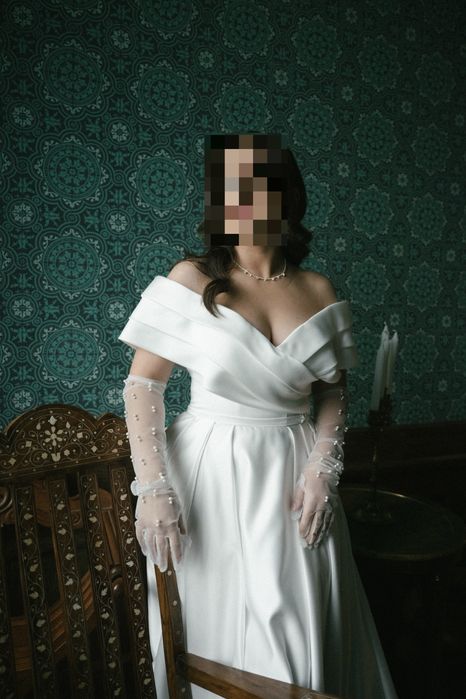 Rochie mireasa tip A, impecabila